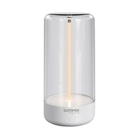 Sompex Tischleuchte “PULSE” | Dimmbar & tragbar in Weiß | Sompex