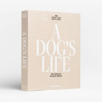 PRINTWORKS Fotoalbum “A Dog’s Life” | Erinnerungen für Hundefans | PRINTWORKS