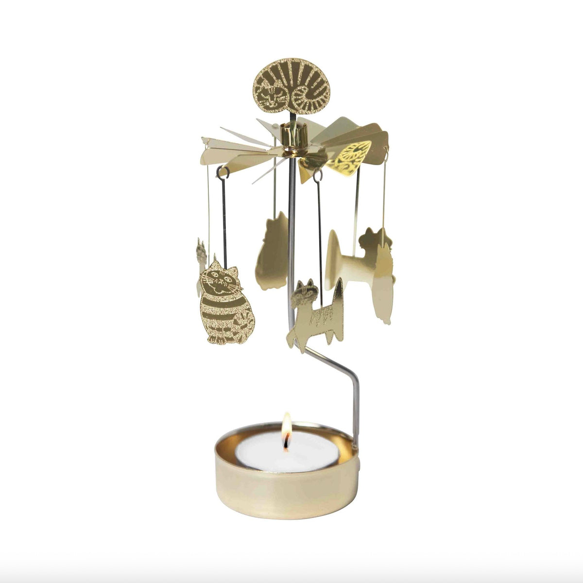 Engelspiel “Cats” | Windlicht Karussell | Pluto Design