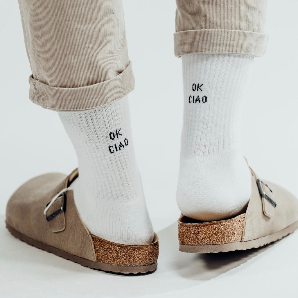 NO BAD DAYS CLUB Socken "OK Ciao" No Bad Days Club | Baumwollsocken in Portugal hergestellt