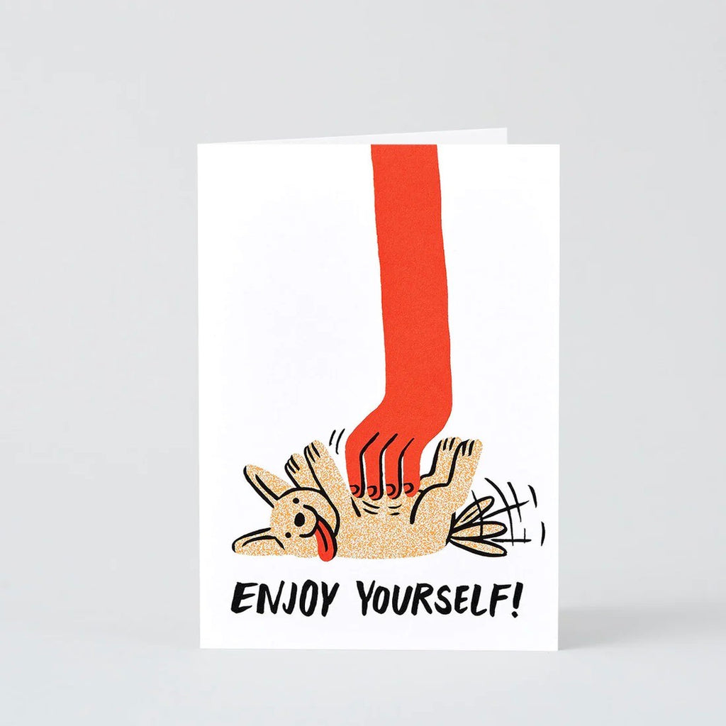 WRAP Grußkarte "Enjoy Yourself" von WRAP | Wünsche für fröhliche Momente