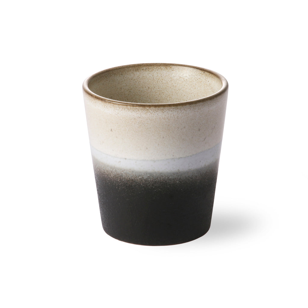 HKliving Tasse HKliving "70s Ceramics Rock" | 180ml Steingut-Tasse im Retro-Design