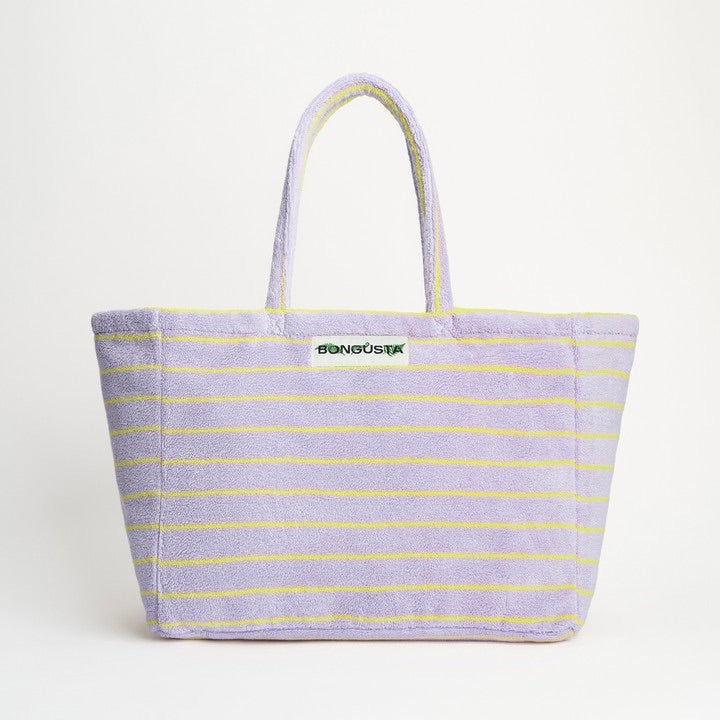 BONGUSTA Tasche „Naram Weekend Lilac & Neon Yellow“ | Für Wochenenden | Bongusta