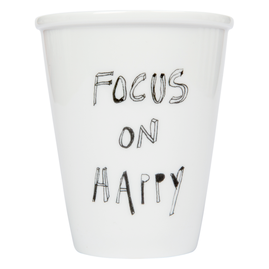 helen b Becher helen b "Focus on Happy" | Design Mug mit Illustrationen von Helen Blanchaert