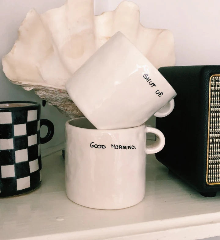 anna & nina Keramiktasse "Shut Up" | anna & nina | handbemalt