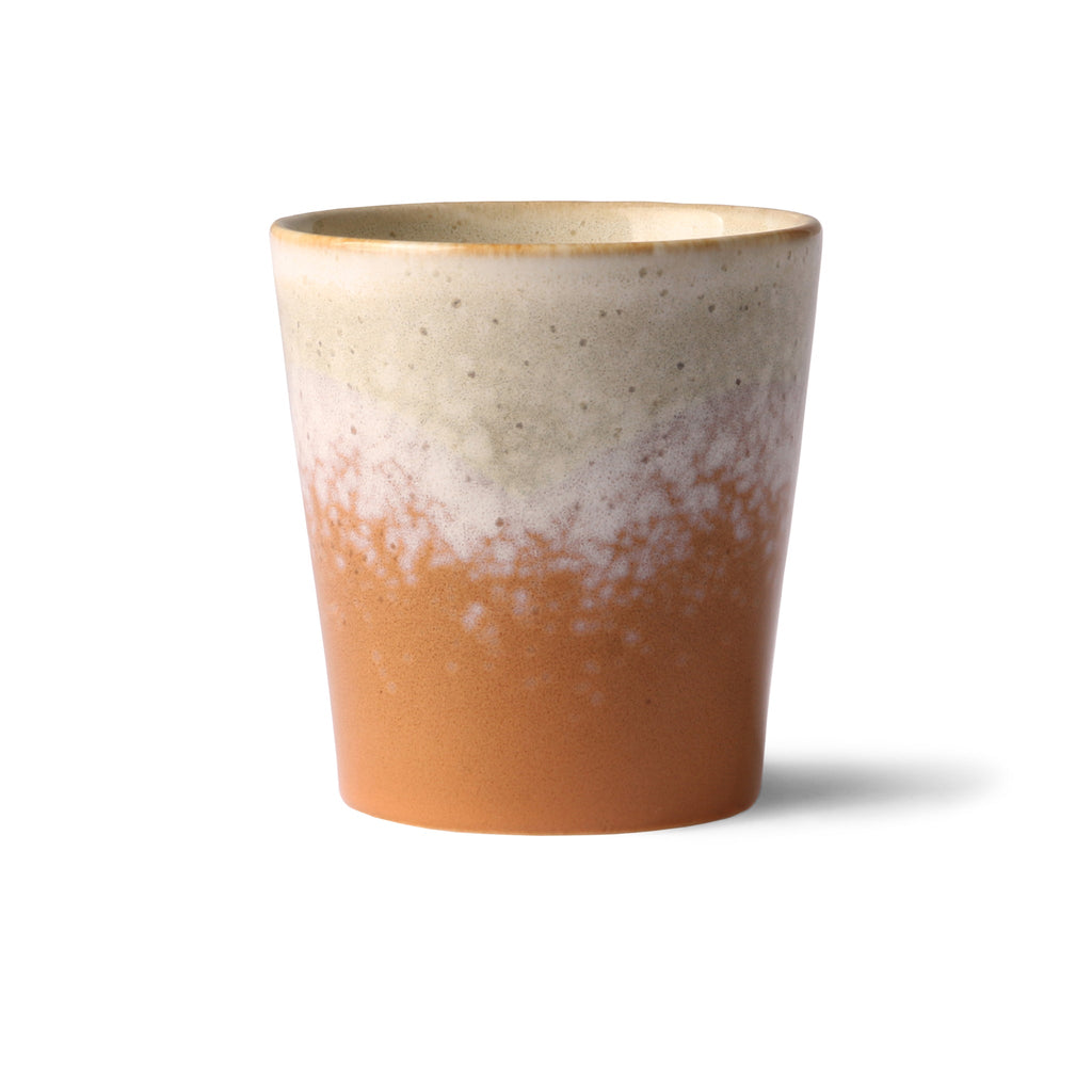 HKliving Tasse HKliving "70s Ceramics Jupiter" | 180ml Steingut-Tasse im Retro-Design