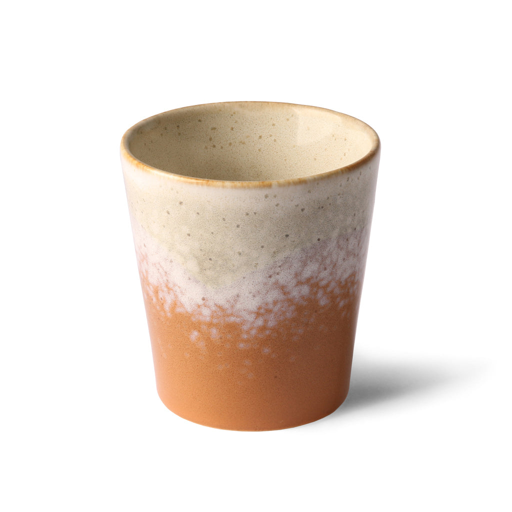 HKliving Tasse HKliving "70s Ceramics Jupiter" | 180ml Steingut-Tasse im Retro-Design
