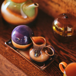HKliving Milchkanne "70s Ceramics 4PM" | HKliving | Steingut-Kanne im Retro-Design