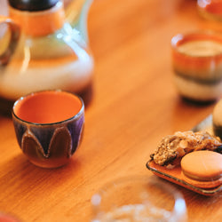 HKliving Becher "70s Ceramics Arabica" | HKliving | Keramikbecher im Retro-Design