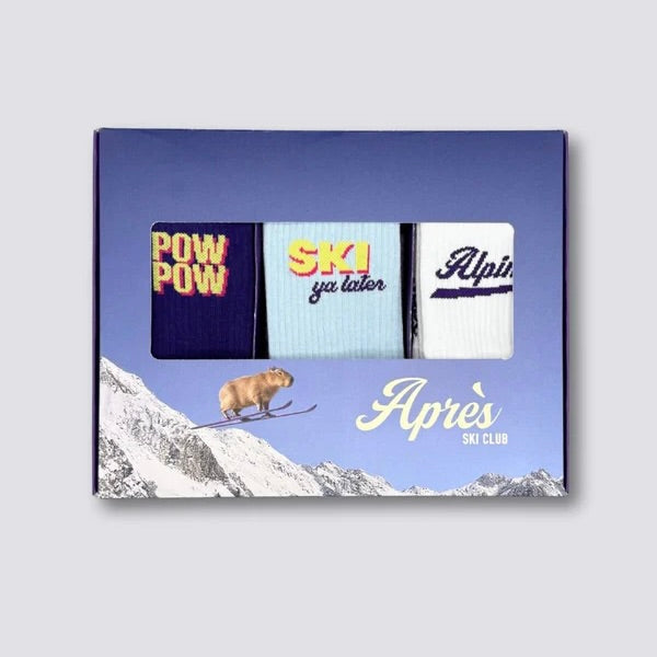 NO BAD DAYS CLUB Socken “Aprés Ski Club, Ski ya later, Alpine” | 3er-Set Winter Vibes | NO BAD DAYS CLUB