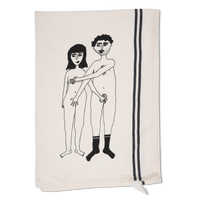 helen b Geschirrtuch helen b "Naked Couple" | 100% Baumwolle | mit Illustrationen von Helen Blanchaert