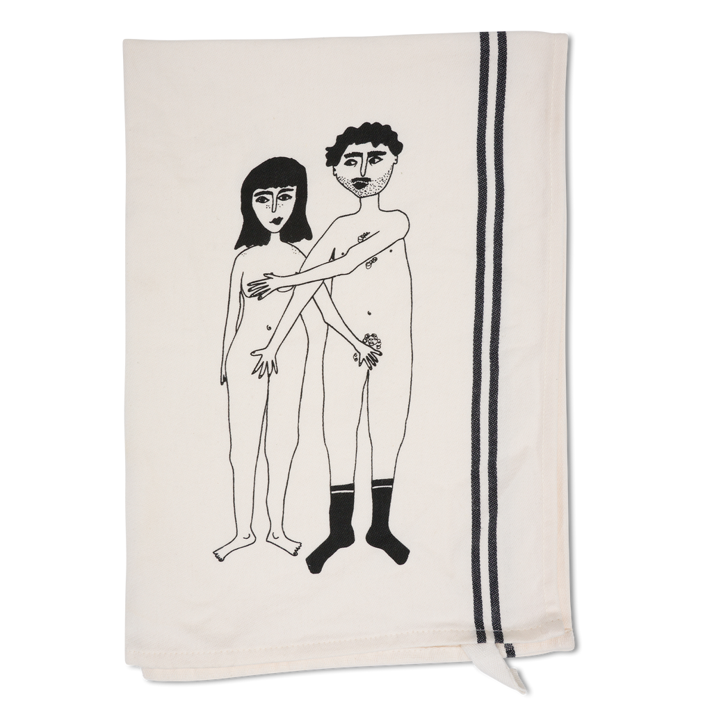 helen b Geschirrtuch helen b "Naked Couple" | 100% Baumwolle | mit Illustrationen von Helen Blanchaert