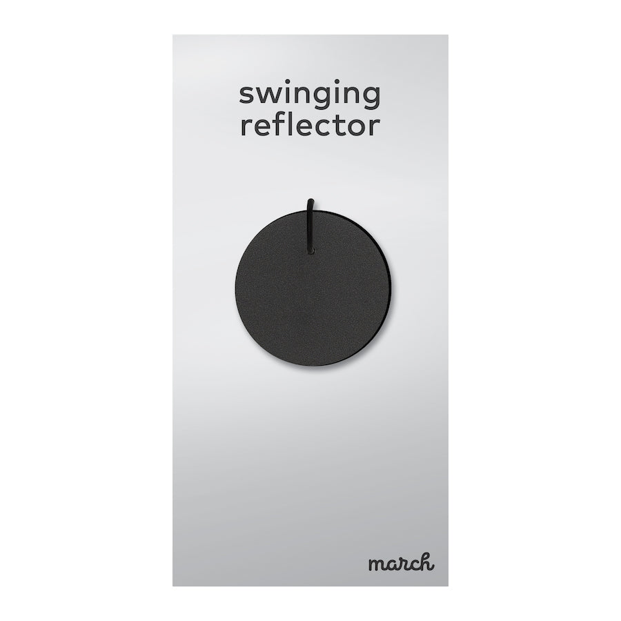 March Design Studio Swinging Reflector Round Black