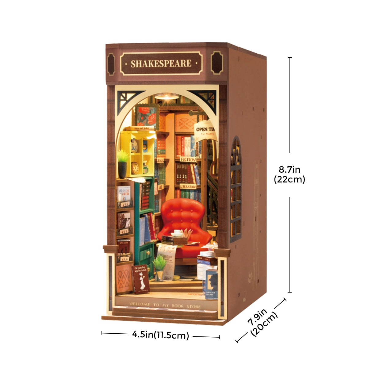 Rolife DIY-Set Rolife “Bookstore” | Holz | Detailreich & Kreativ