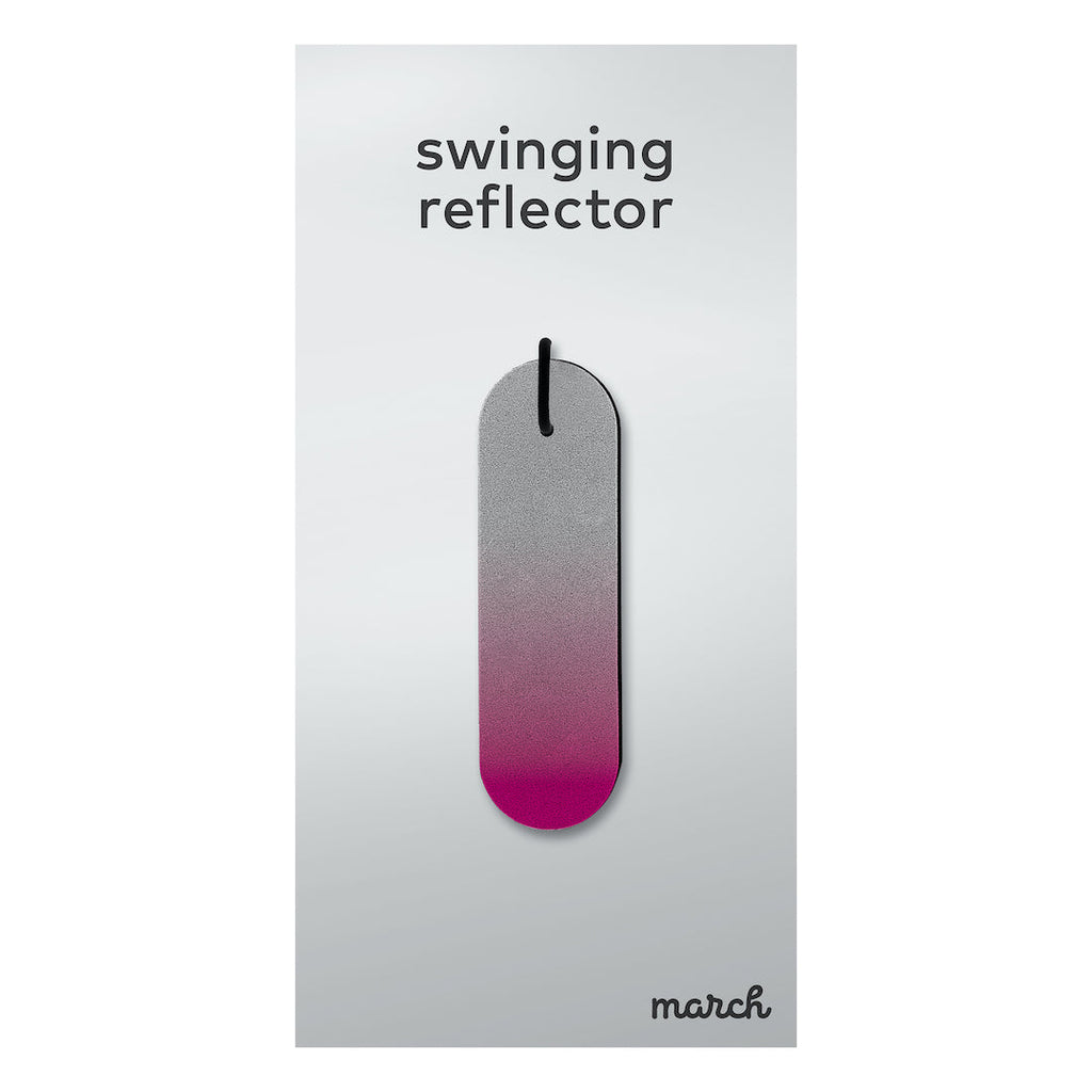 March Design Studio Swinging Reflector Long Fade Pink