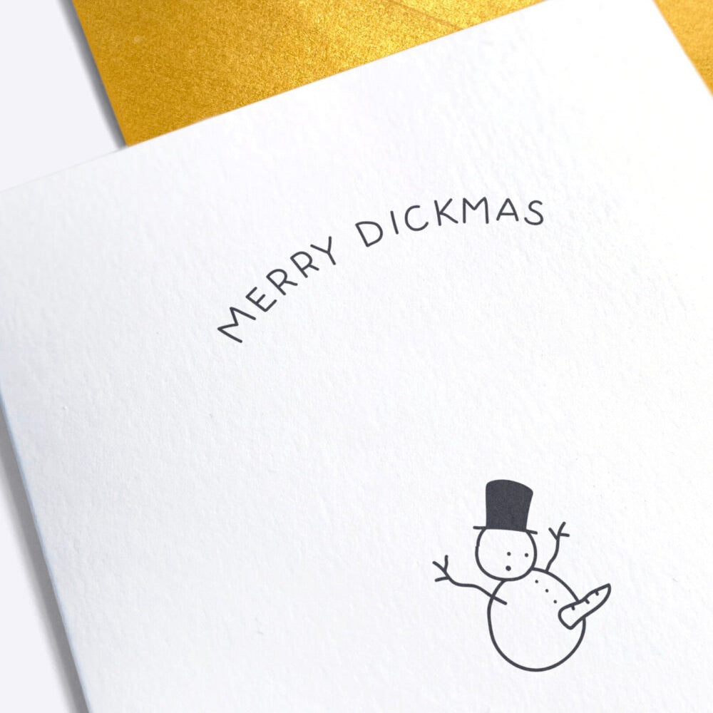 Dicks Don't Lie Grußkarte "So This is Christmas" von Dicks Don't Lie | Frohe Weihnachten und besinnliche Feiertage