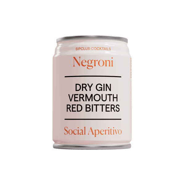 Sipclub Sipclub Bottled Cocktail Negroni I Premium Cocktails Ready to Enjoy (100ml, 24% Vol.)