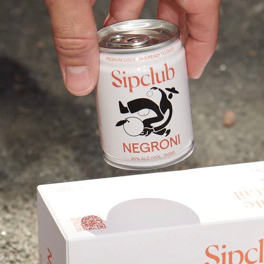Sipclub Sipclub Bottled Cocktail Negroni I Premium Cocktails Ready to Enjoy (100ml, 24% Vol.)