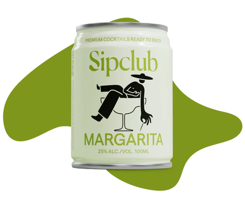 Sipclub Sipclub Bottled Cocktail Margarita I Premium Cocktails Ready to Enjoy (100ml, 25% Vol.)