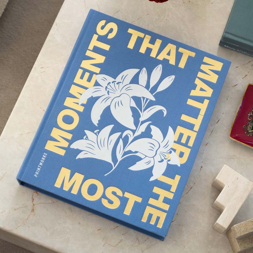 PRINTWORKS Fotoalbum Printworks "Moments that matter the most" | hochwertiges Album im schönen Design