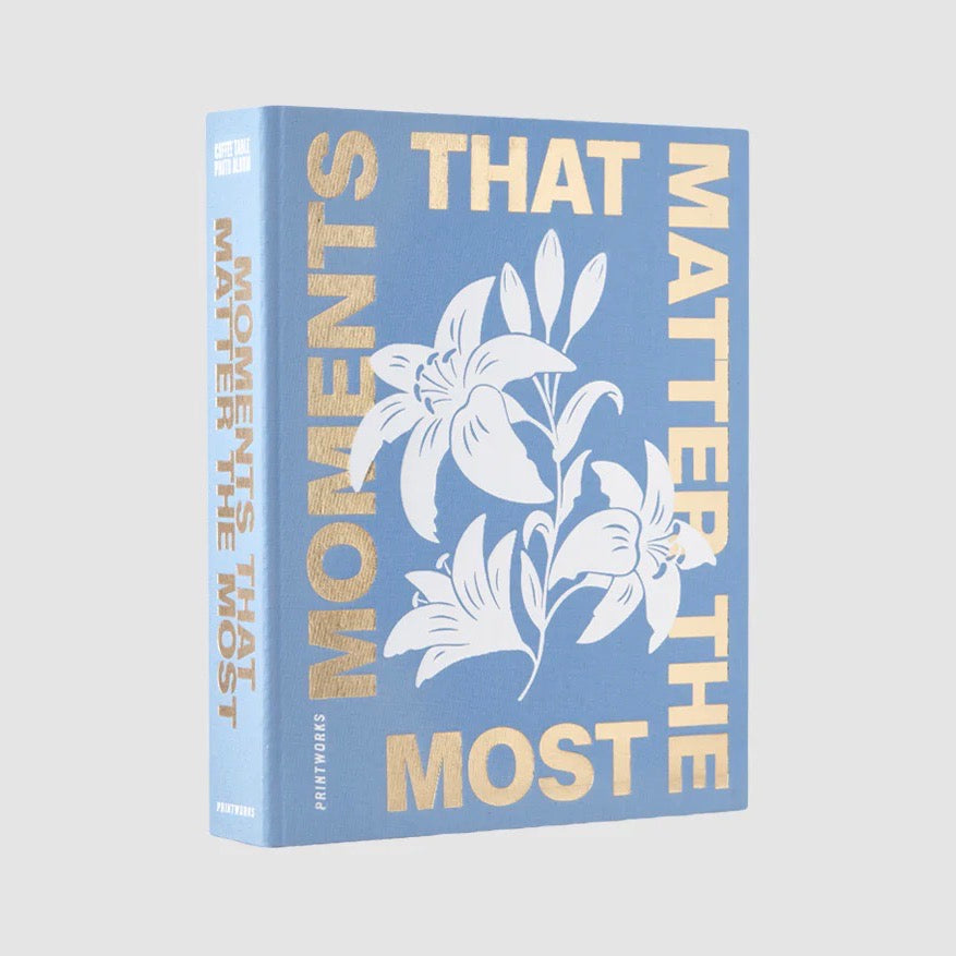 PRINTWORKS Fotoalbum Printworks "Moments that matter the most" | hochwertiges Album im schönen Design
