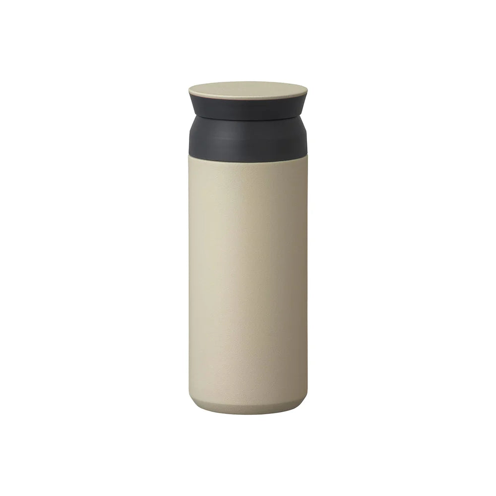 KINTO Kaffeebecher Kinto "Travel Tumbler" | BPA-freier Becher in Sand Beige (500ml)