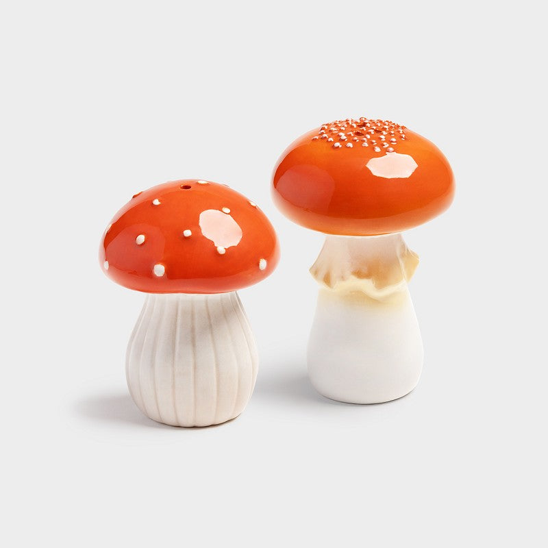 &Klevering Salz- und Pfefferstreuer "Mushroom" von &Klevering | hochwertiges Keramikdesign in Pilz-Form