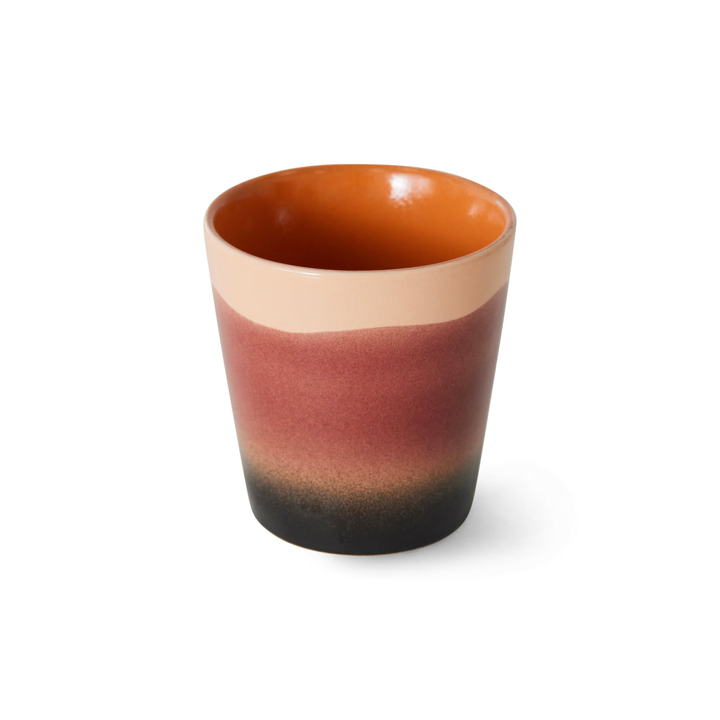 HKliving Tasse HKliving "70s Ceramics Rise" | 180ml Steingut-Tasse im Retro-Design