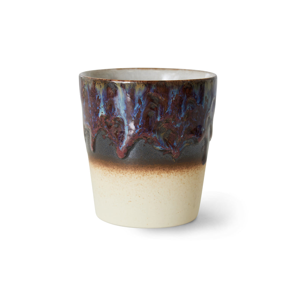 HKliving Tasse HKliving "70s Ceramics Aurora" | 180ml Steingut-Tasse im Retro-Design