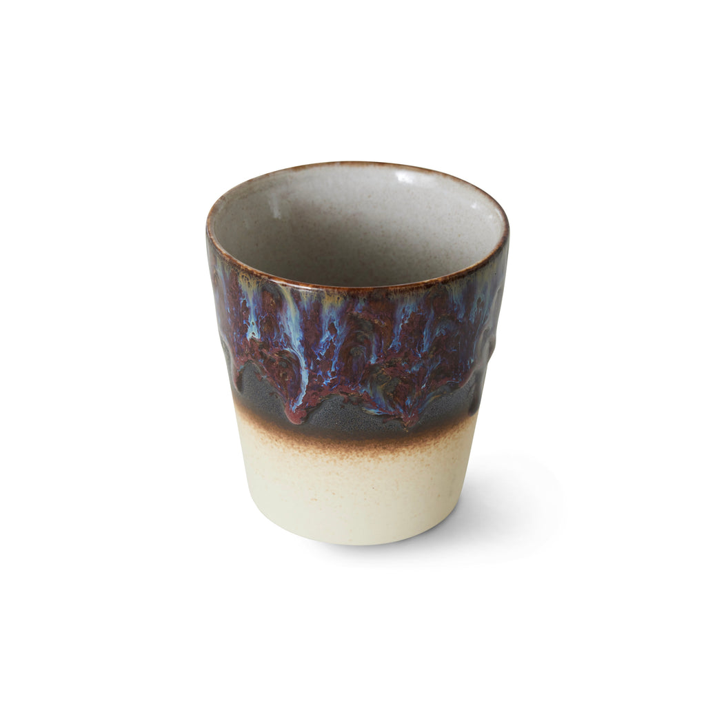 HKliving Tasse HKliving "70s Ceramics Aurora" | 180ml Steingut-Tasse im Retro-Design