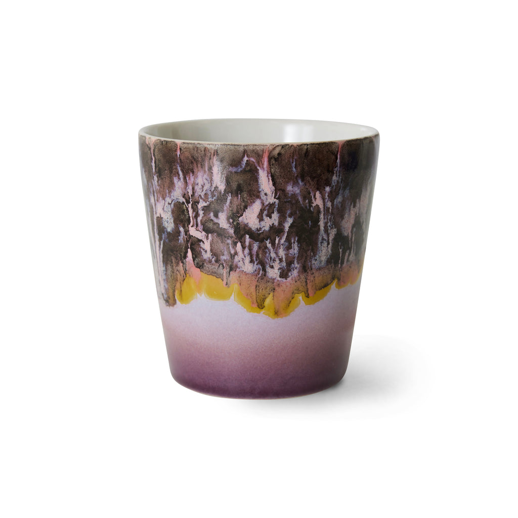 HKliving Tasse HKliving "70s Ceramics Blast" | 180ml Steingut-Tasse im Retro-Design
