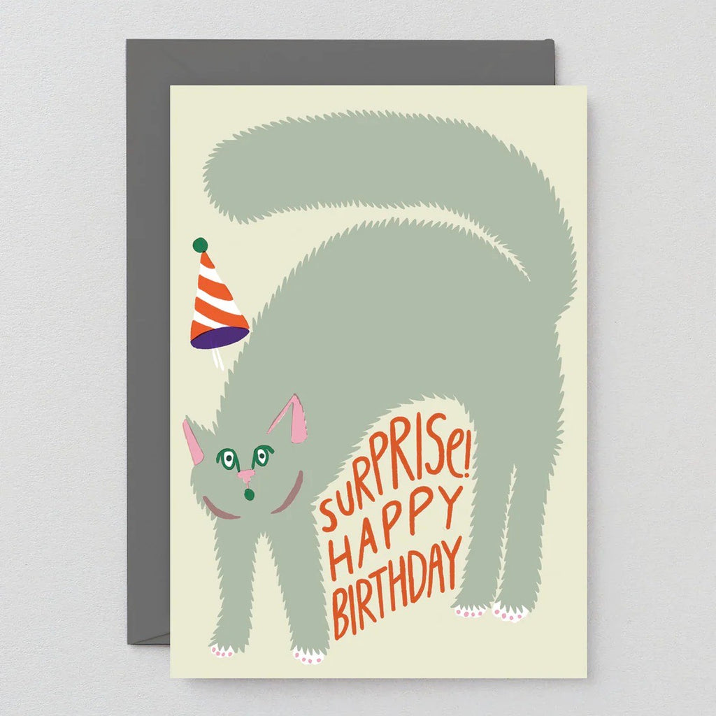 WRAP Grußkarte "Surprise Happy Birthday" von WRAP aus London | Überraschende Geburtstagsgrüße