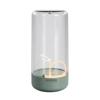 Sompex Tischleuchte “PULSE” | Dimmbar & trendig in Olivgrün | Sompex