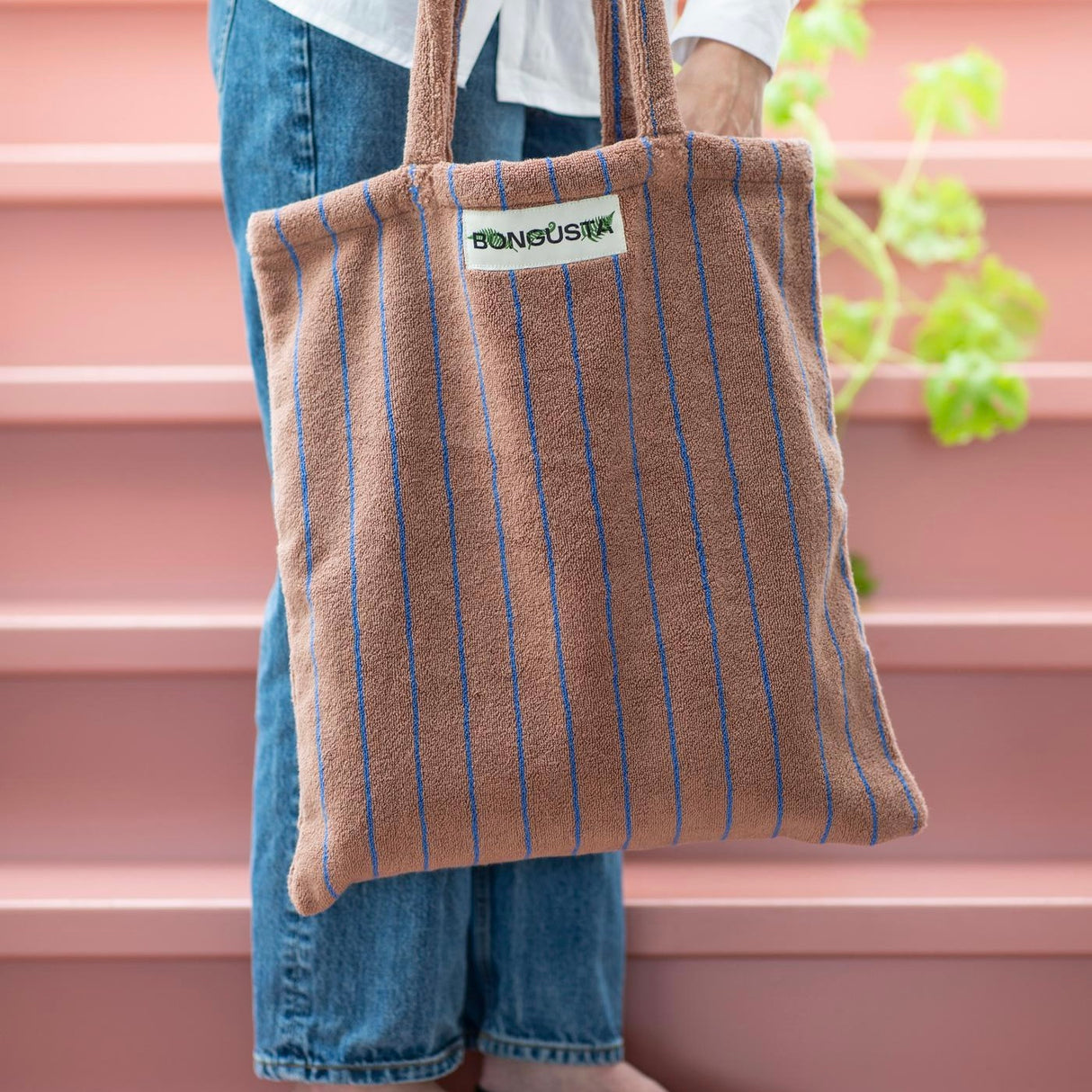 BONGUSTA Tasche „Naram Totebag Camel & Ultramarine“ | Einfach mitnehmen | Bongusta