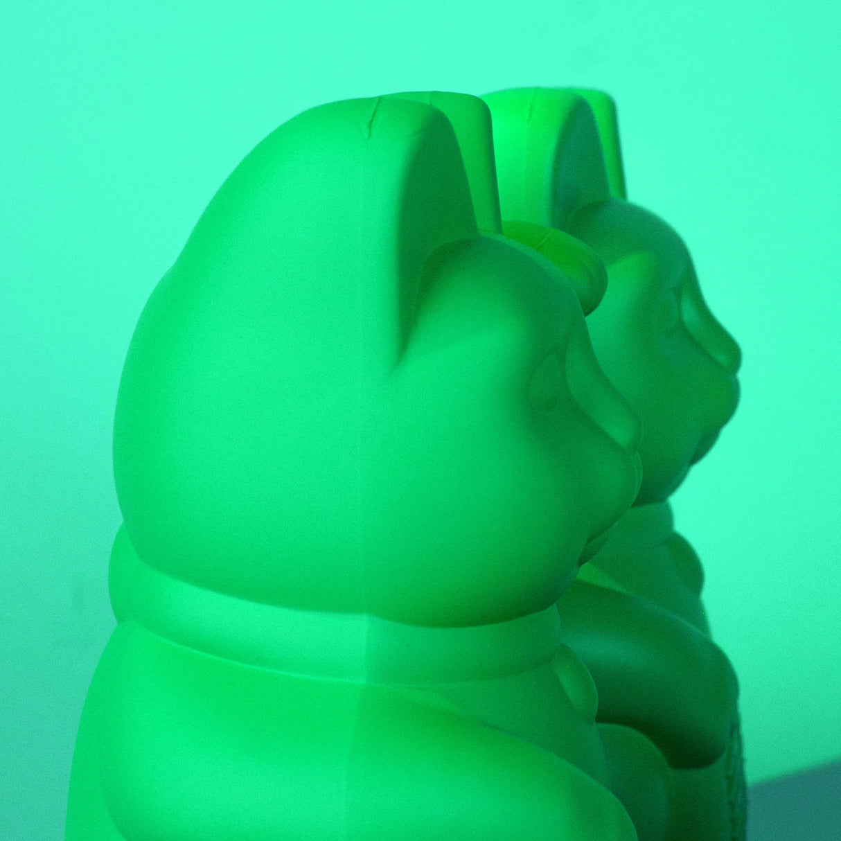 Donkey Products Winkekatze Donkey “Lucky Cat Vivid Green” | Glückskatze in Grün