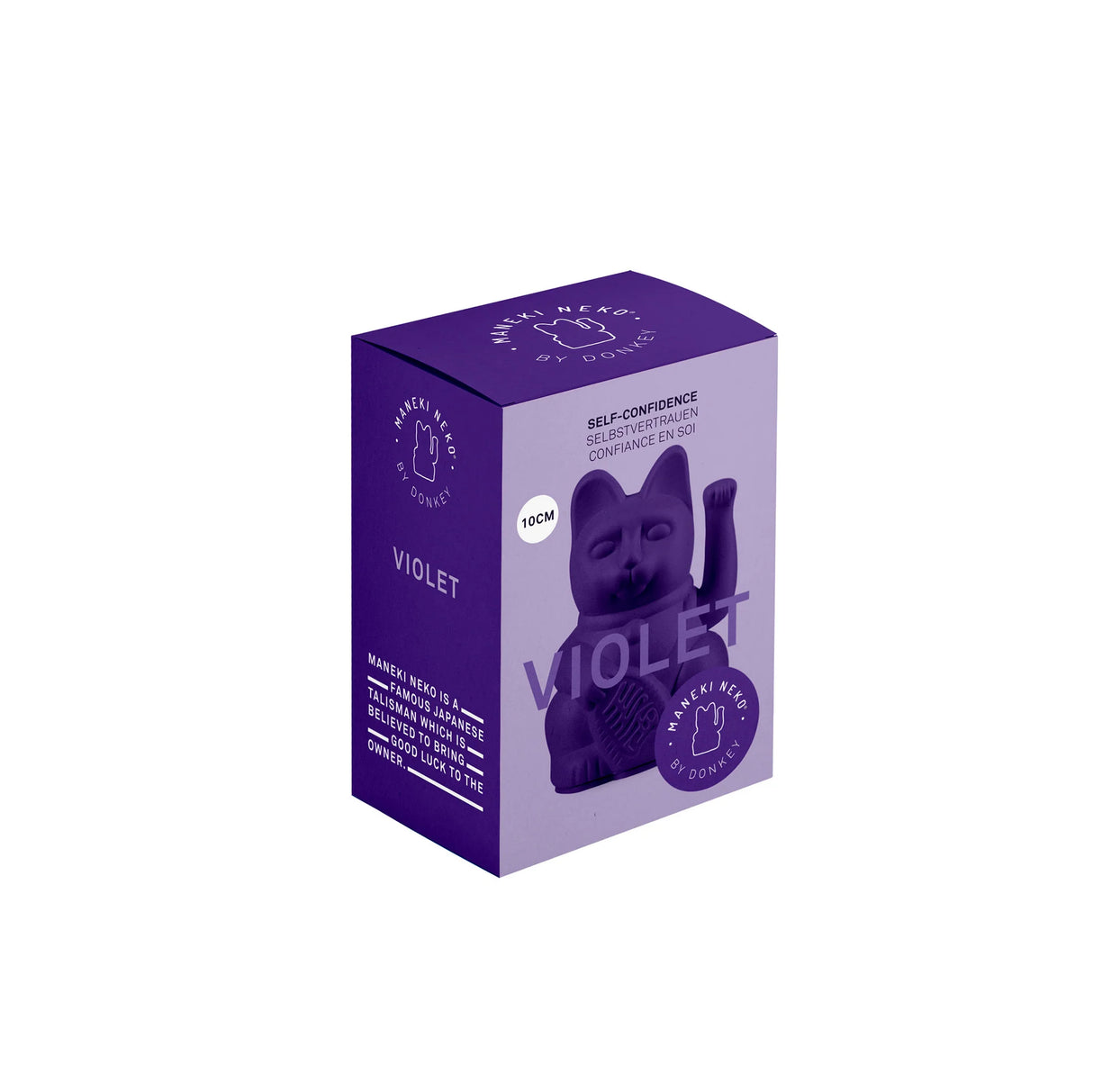 Donkey Products Winkekatze Donkey “Lucky Cat Mini Violet” | Mini Glückskatze Violett