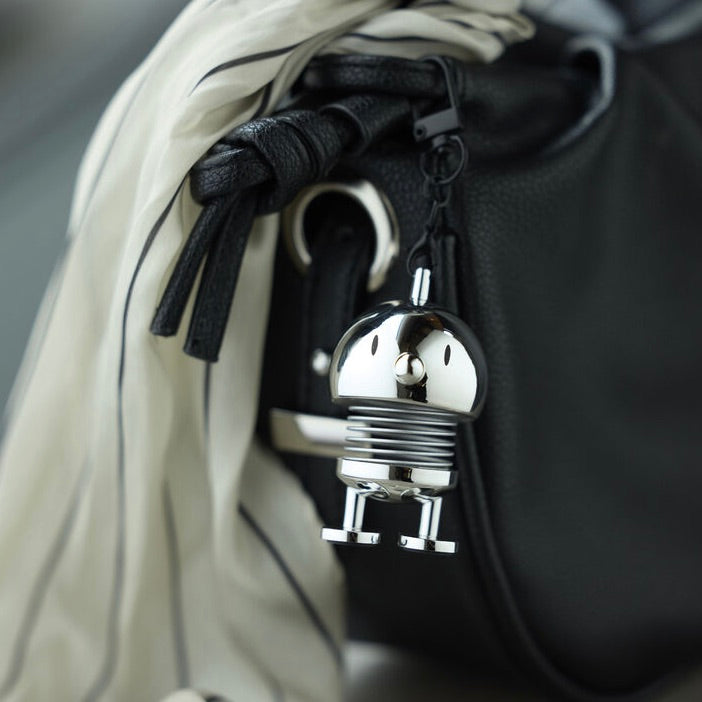 Hoptimist Bag Charm “Hoptimist” Chrome | Verspielter Taschenanhänger | Hoptimist