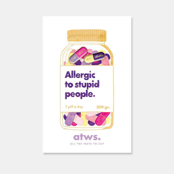 ALL THE WAYS TO SAY Pin “Duo Anti Idiots” | Freches Statement-Pin | ALL THE WAYS TO SAY