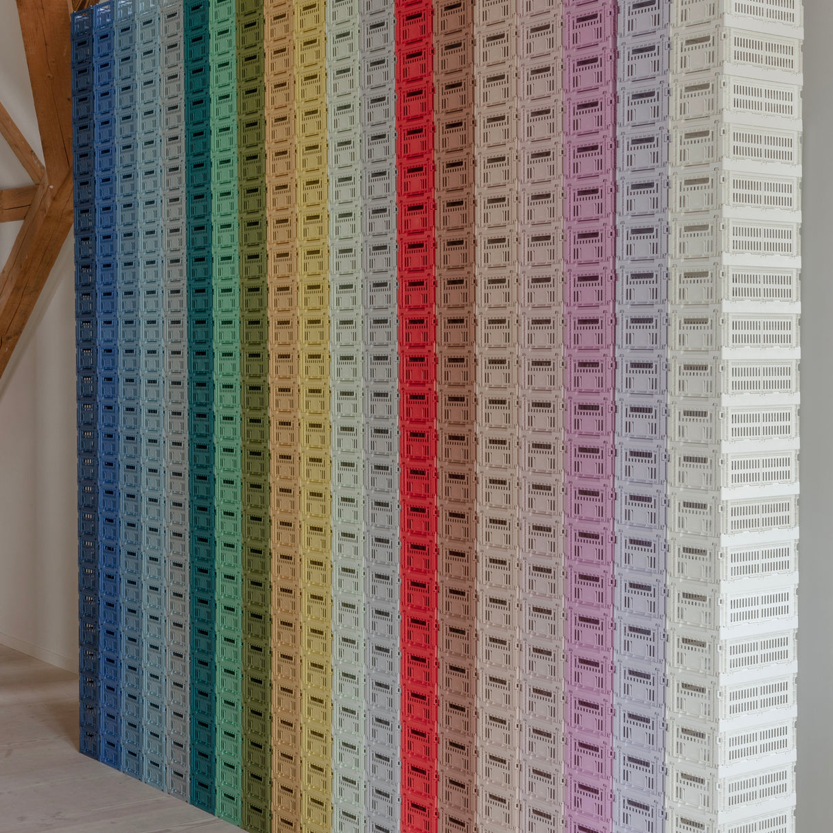 HAY Faltbox „Colour Crate Small Powder“ | Zart & praktisch | HAY