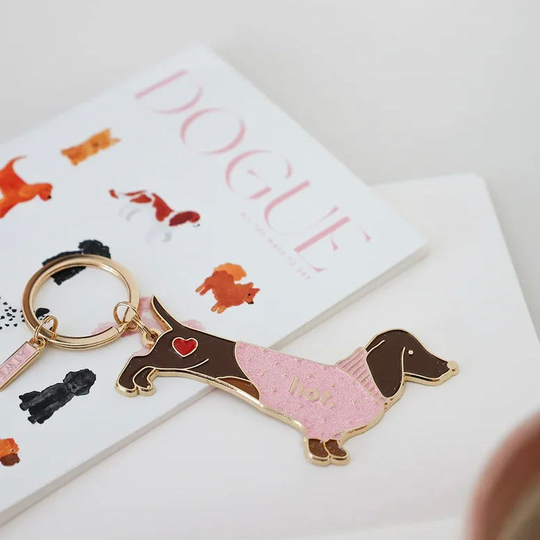 ALL THE WAYS TO SAY Schlüsselanhänger “Hot Dachshund” | Dackel-Power | ALL THE WAYS TO SAY