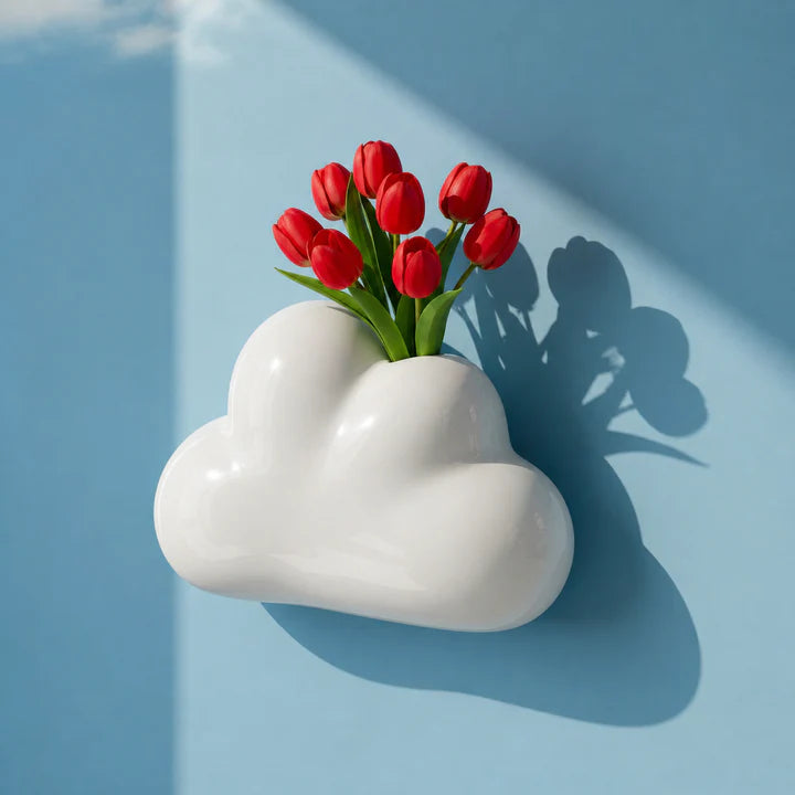UPSIDE STORIES Vase “Wolke” Groß | Wolken Design | UPSIDE STORIES
