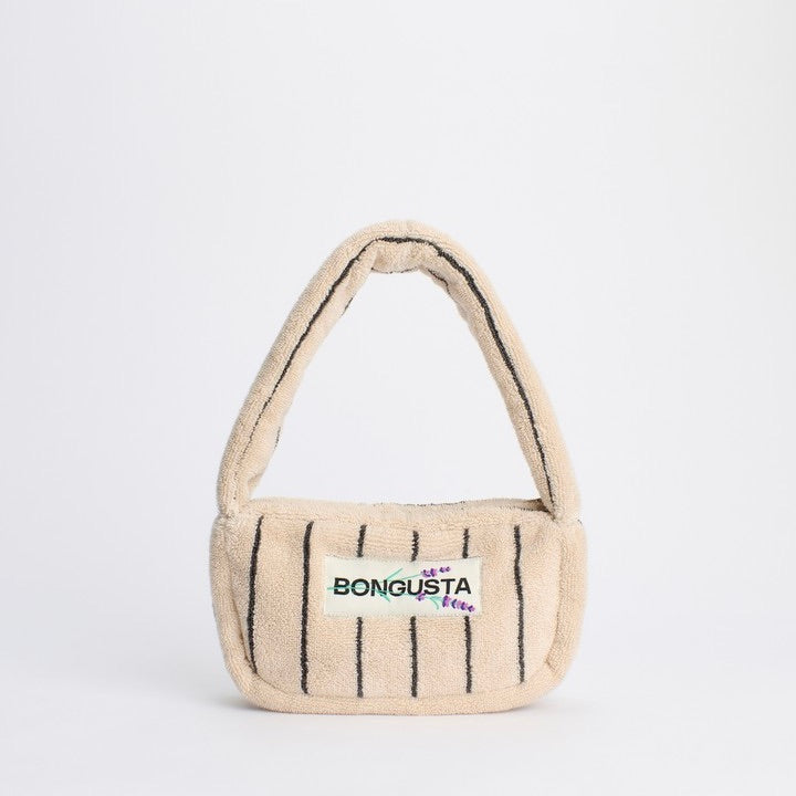 BONGUSTA Tasche „Naram Mini Bag Creme & Ink“ | Neutral mit Kontrast | Bongusta