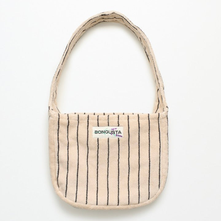BONGUSTA Tasche „Naram Crossover Bag Creme & Ink“ | Creme-Schwarz | Bongusta