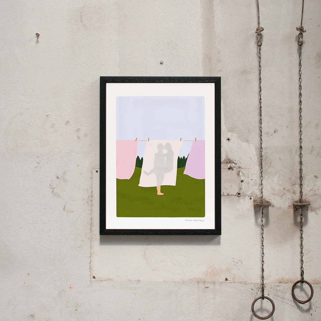 Thomas Gravereau L'Amour est dans le Pré (30 x 40cm)