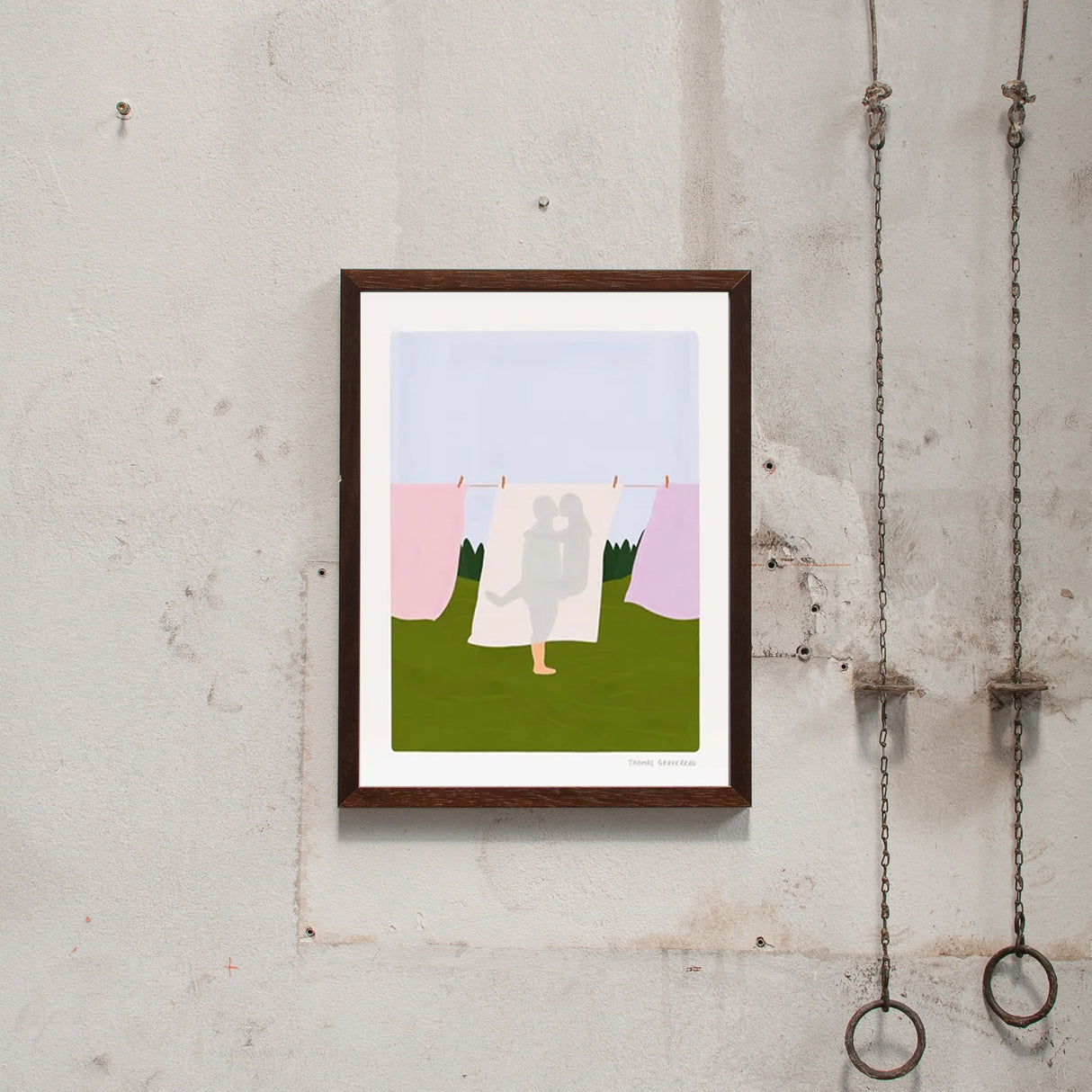 Thomas Gravereau L'Amour est dans le Pré (30 x 40cm)