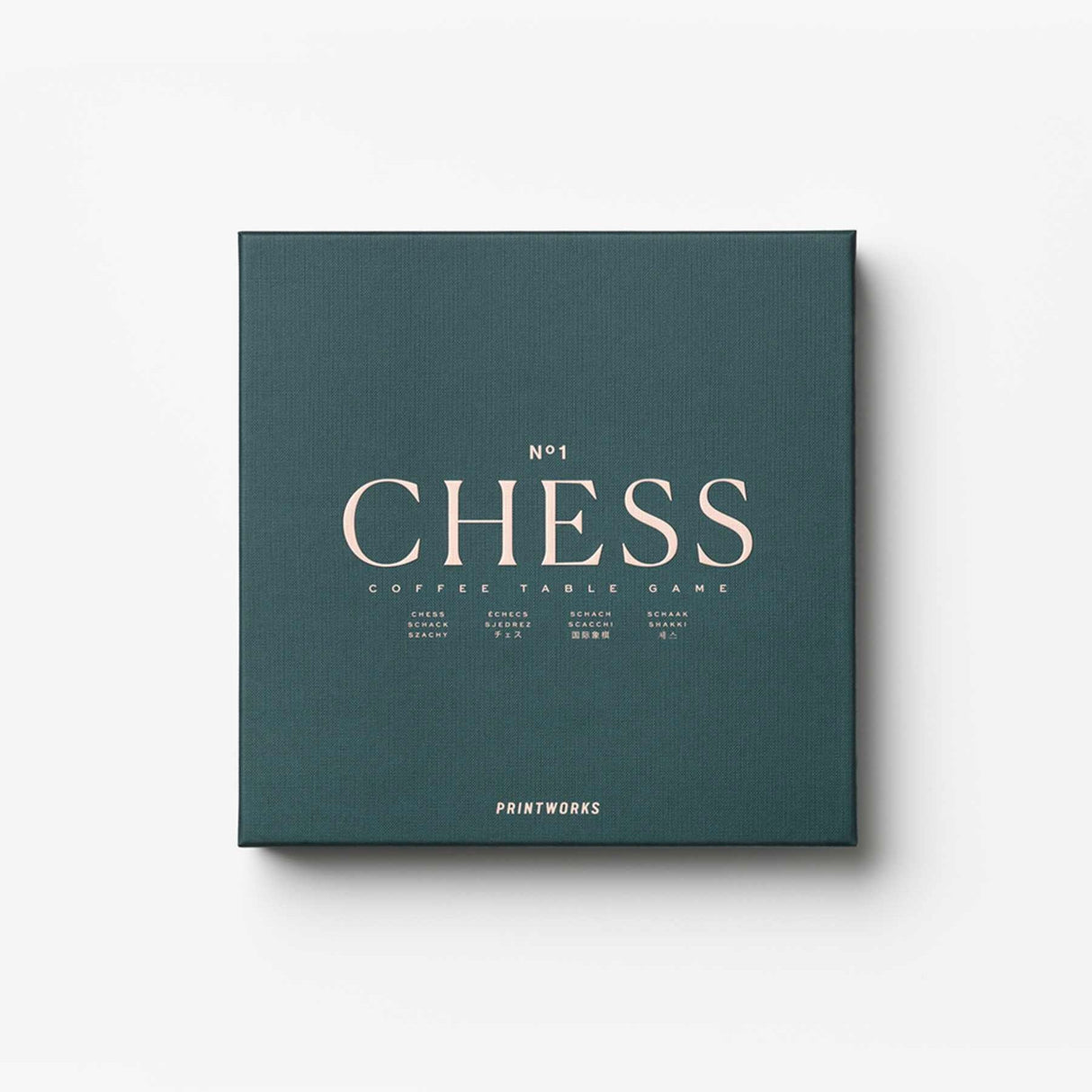 PRINTWORKS Spiel “Classic Chess” | Stilvolles Schachspiel | PRINTWORKS