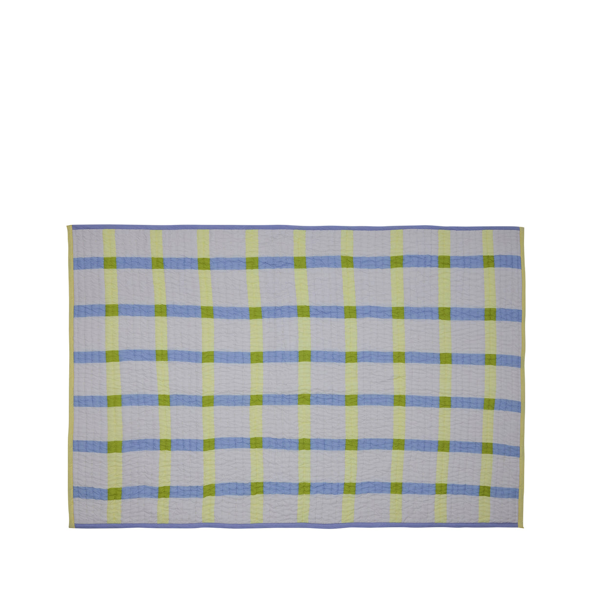 Hübsch Decke/ Überwurf „Tento Plaid Yellow“ | 140 × 200 cm | Hübsch