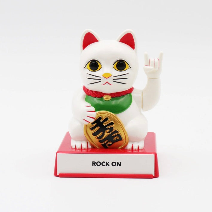 Locomocean Glückskatze “Cattitude” | Mit austauschbaren Pfoten | Locomocean