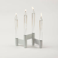 Studio About Kerzenhalter „Link“ (Matt Aluminium) | Studio About | Schlichter Kerzenhalter