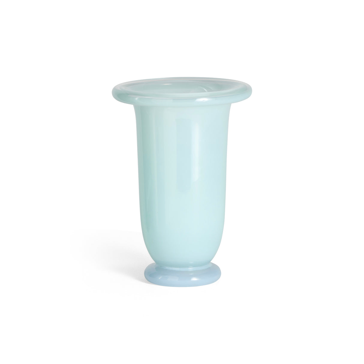 HAY Vase „Empire Medium Ice Blue“ | Klare Form trifft feine Ästhetik | HAY